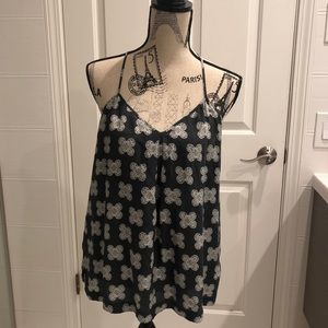 Madewell mandala print halter cami